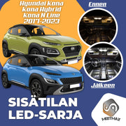 Hyundai Kona Sisätilan LED -sarja ;8 -osainen