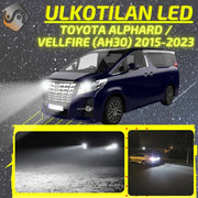 TOYOTA ALPHARD / VELLFIRE (AH30) 2015-2023 KIRKKAAT Ulkoiset LED Valot ; Lähivalot ; Ajovalot ; Peruutusvalot ; MUUT