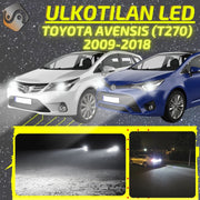 TOYOTA AVENSIS (T270) 2009-2018 KIRKKAAT Ulkoiset LED Valot ; Lähivalot ; Ajovalot ; Peruutusvalot ; MUUT