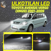 TOYOTA AVENSIS VERSO (XM20) 2001-2009 KIRKKAAT Ulkoiset LED Valot ; Lähivalot ; Ajovalot ; Peruutusvalot ; MUUT