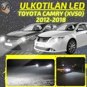 TOYOTA CAMRY (XV50) 2012-2018 KIRKKAAT Ulkoiset LED Valot ; Lähivalot ; Ajovalot ; Peruutusvalot ; MUUT