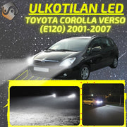 TOYOTA COROLLA VERSO (E120) 2001-2007 KIRKKAAT Ulkoiset LED Valot ; Lähivalot ; Ajovalot ; Peruutusvalot ; MUUT