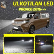 TOYOTA PROACE 2016--> KIRKKAAT Ulkoiset LED Valot ; Lähivalot ; Ajovalot ; Peruutusvalot ; MUUT