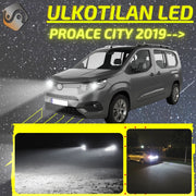 TOYOTA PROACE CITY 2019--> KIRKKAAT Ulkoiset LED Valot ; Lähivalot ; Ajovalot ; Peruutusvalot ; MUUT