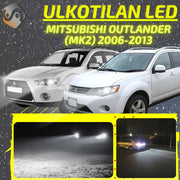 MITSUBISHI OUTLANDER (MK2) 2006-2013 KIRKKAAT Ulkoiset LED Valot ; Lähivalot ; Ajovalot ; Peruutusvalot ; MUUT