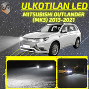 MITSUBISHI OUTLANDER (MK3) 2013-2021 KIRKKAAT Ulkoiset LED Valot ; Lähivalot ; Ajovalot ; Peruutusvalot ; MUUT