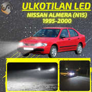 NISSAN ALMERA (N15) 1995-2000 KIRKKAAT Ulkoiset LED Valot ; Lähivalot ; Ajovalot ; Peruutusvalot ; MUUT