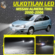 NISSAN ALMERA TINO 2000-2006 KIRKKAAT Ulkoiset LED Valot ; Lähivalot ; Ajovalot ; Peruutusvalot ; MUUT