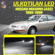 NISSAN MAXIMA (A32) 1995-1999 KIRKKAAT Ulkoiset LED Valot ; Lähivalot ; Ajovalot ; Peruutusvalot ; MUUT