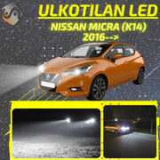 NISSAN MICRA (K14) 2016--> KIRKKAAT Ulkoiset LED Valot ; Lähivalot ; Ajovalot ; Peruutusvalot ; MUUT