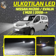 NISSAN NV200 / EVALIA ( M20 ) 2009--> KIRKKAAT Ulkoiset LED Valot ; Lähivalot ; Ajovalot ; Peruutusvalot ; MUUT