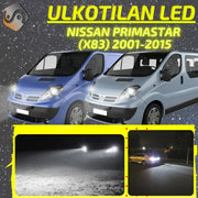 NISSAN PRIMASTAR (X83) 2001-2015 KIRKKAAT Ulkoiset LED Valot ; Lähivalot ; Ajovalot ; Peruutusvalot ; MUUT