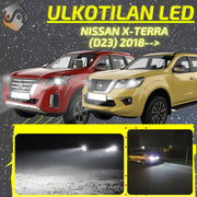 NISSAN X-TERRA (D23) 2018--> KIRKKAAT Ulkoiset LED Valot ; Lähivalot ; Ajovalot ; Peruutusvalot ; MUUT