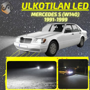 MERCEDES-BENZ S (W140) 1991-1999 KIRKKAAT Ulkoiset LED Valot ; Lähivalot ; Ajovalot ; Peruutusvalot ; MUUT