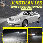 BMW 3 (F30/F31/F34/F35) 2012-2018 KIRKKAAT Ulkoiset LED Valot ; Lähivalot ; Ajovalot ; Peruutusvalot ; MUUT