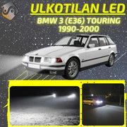 BMW 3 (E36) Touring 1990-2000 KIRKKAAT Ulkoiset LED Valot ; Lähivalot ; Ajovalot ; Peruutusvalot ; MUUT