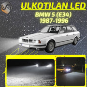 BMW 5 (E34) 1987-1996 KIRKKAAT Ulkoiset LED Valot ; Lähivalot ; Ajovalot ; Peruutusvalot ; MUUT