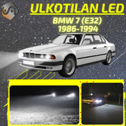 BMW 7 (E32) 1986-1994 KIRKKAAT Ulkoiset LED Valot ; Lähivalot ; Ajovalot ; Peruutusvalot ; MUUT