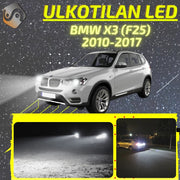 BMW X3 (F25) 2010-2017 KIRKKAAT Ulkoiset LED Valot ; Lähivalot ; Ajovalot ; Peruutusvalot ; MUUT