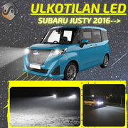 SUBARU JUSTY 2016-->  KIRKKAAT Ulkoiset LED Valot ; Lähivalot ; Ajovalot ; Peruutusvalot ; MUUT