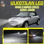 MINI CABRIO (R52) 2004-2008  KIRKKAAT Ulkoiset LED Valot ; Lähivalot ; Ajovalot ; Peruutusvalot ; MUUT