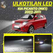 KIA PICANTO 2004-2011 KIRKKAAT Ulkoiset LED Valot ; Lähivalot ; Ajovalot ; Peruutusvalot ; MUUT