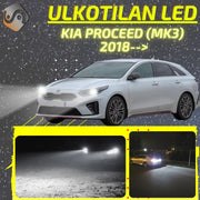 KIA PROCEED (CD) 2018--> KIRKKAAT Ulkoiset LED Valot ; Lähivalot ; Ajovalot ; Peruutusvalot ; MUUT