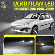 PEUGEOT 206 1998-2009 KIRKKAAT Ulkoiset LED Valot ; Lähivalot ; Ajovalot ; Peruutusvalot ; MUUT