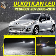 PEUGEOT 207 2006-2014 KIRKKAAT Ulkoiset LED Valot ; Lähivalot ; Ajovalot ; Peruutusvalot ; MUUT