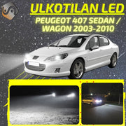 PEUGEOT 407 SEDAN / WAGON 2003-2010 KIRKKAAT Ulkoiset LED Valot ; Lähivalot ; Ajovalot ; Peruutusvalot ; MUUT