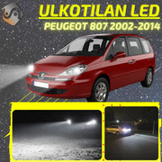 PEUGEOT 807 2002-2014 KIRKKAAT Ulkoiset LED Valot ; Lähivalot ; Ajovalot ; Peruutusvalot ; MUUT