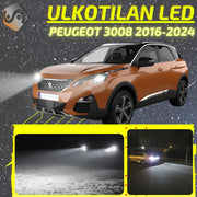 PEUGEOT 3008 (P84) 2016--> KIRKKAAT Ulkoiset LED Valot ; Lähivalot ; Ajovalot ; Peruutusvalot ; MUUT