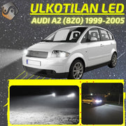 AUDI A2 (8Z0) 2000-2005 KIRKKAAT Ulkoiset LED Valot ; Lähivalot ; Ajovalot ; Peruutusvalot ; MUUT