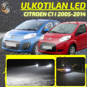 CITROEN C1 I 2005-2014 KIRKKAAT Ulkoiset LED Valot ; Lähivalot ; Ajovalot ; Peruutusvalot ; MUUT