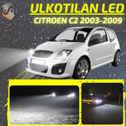 CITROEN C2 2003-2009 KIRKKAAT Ulkoiset LED Valot ; Lähivalot ; Ajovalot ; Peruutusvalot ; MUUT