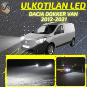 DACIA DOKKER 2012-2021 KIRKKAAT Ulkoiset LED Valot ; Lähivalot ; Ajovalot ; Peruutusvalot ; MUUT