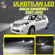 DACIA SANDERO I 2007-2012 KIRKKAAT Ulkoiset LED Valot ; Lähivalot ; Ajovalot ; Peruutusvalot ; MUUT