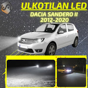 DACIA SANDERO II 2012-2020 KIRKKAAT Ulkoiset LED Valot ; Lähivalot ; Ajovalot ; Peruutusvalot ; MUUT