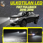 FIAT FULLBACK 2016-2019 KIRKKAAT Ulkoiset LED Valot ; Lähivalot ; Ajovalot ; Peruutusvalot ; MUUT