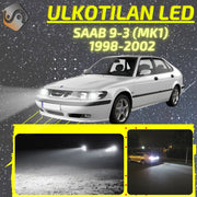 SAAB 9-3 (MK1) 1998-2002 KIRKKAAT Ulkoiset LED Valot ; Lähivalot ; Ajovalot ; Peruutusvalot ; MUUT