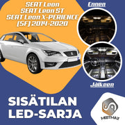 Seat Leon (5F) Sisätilan LED -sarja ;14 -osainen