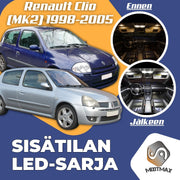 Renault Clio II Sisätilan LED -sarja ;6 -osainen