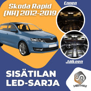 Skoda Rapid (NH) Sisätilan LED -sarja ;9 -osainen