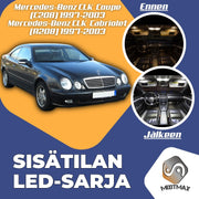 Mercedes-Benz CLK (W208) Sisätilan LED -sarja ;x12