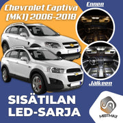 Chevrolet Captiva (MK1)  Sisätilan LED -sarja ;9 -osainen