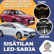 Hyundai i30 (MK3) Sisätilan LED -sarja ;x11