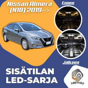 Nissan Almera (N18) Sisätilan LED -sarja ;5 -osainen