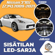 Nissan 370Z (Z34) Sisätilan LED -sarja ;8 -osainen