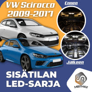 Volkswagen Scirocco Sisätilan LED -sarja ;12 -osainen