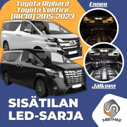 Toyota Alphard / Vellfire (AH30) Sisätilan LED -sarja ;x16